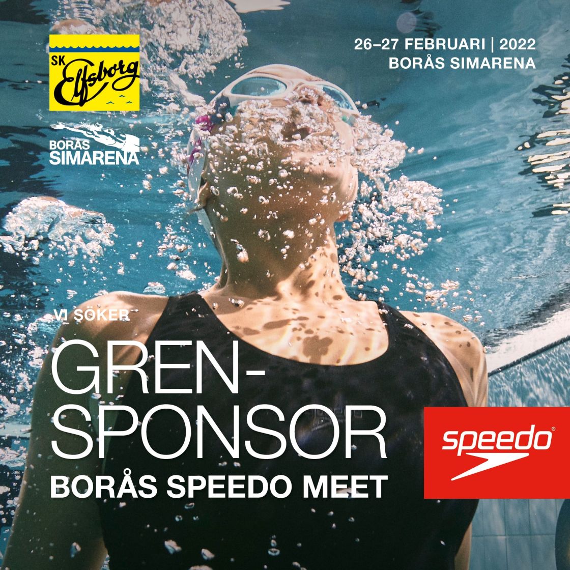 GRENSPONSOR Borås Speedo Meet