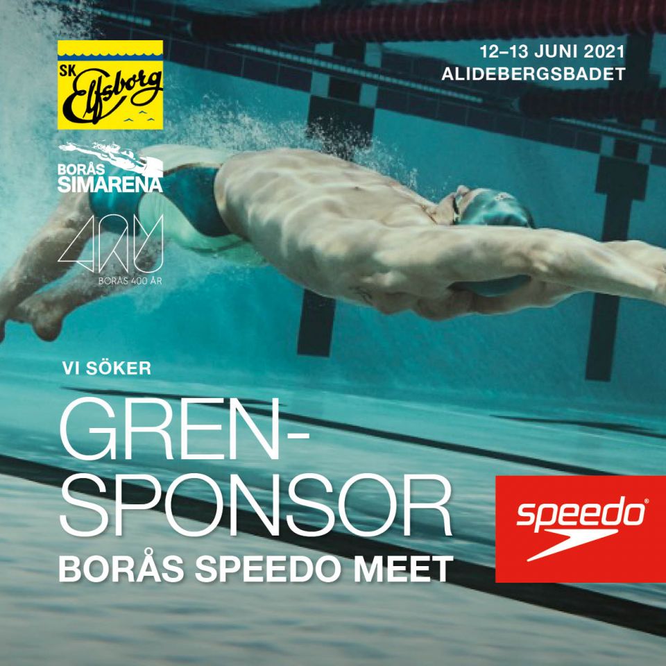Grensponsor Borås Speedo Meet 12-13/6