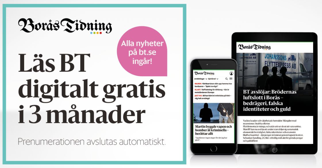 Läs Borås Tidning GRATIS!