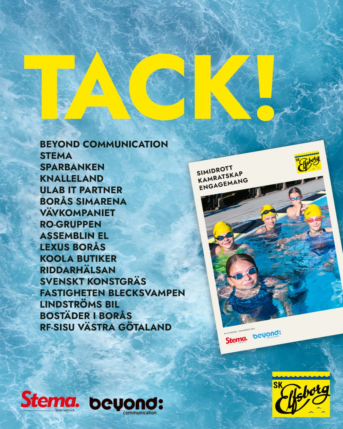 Tack alla annonsörer i vår föreningsbroschyr