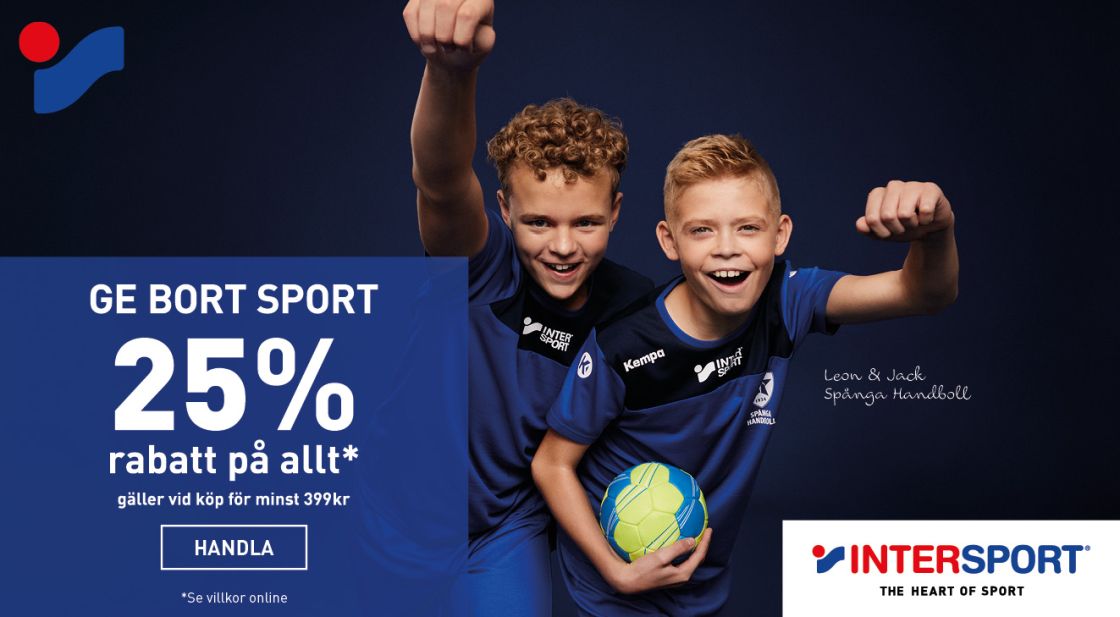 25% på Intersport
